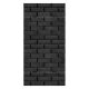 Плита Декор LK Astonit Черный кирпич №1009(1200х600х9 мм)