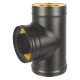 Сэндвич-тройник Везувий BLACK (AISI 430/0,8мм)(Ø 115/200 мм)