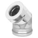 Сэндвич-колено Везувий (AISI 430/1,0мм, Keralux) 45°(Ø 120/200 мм)
